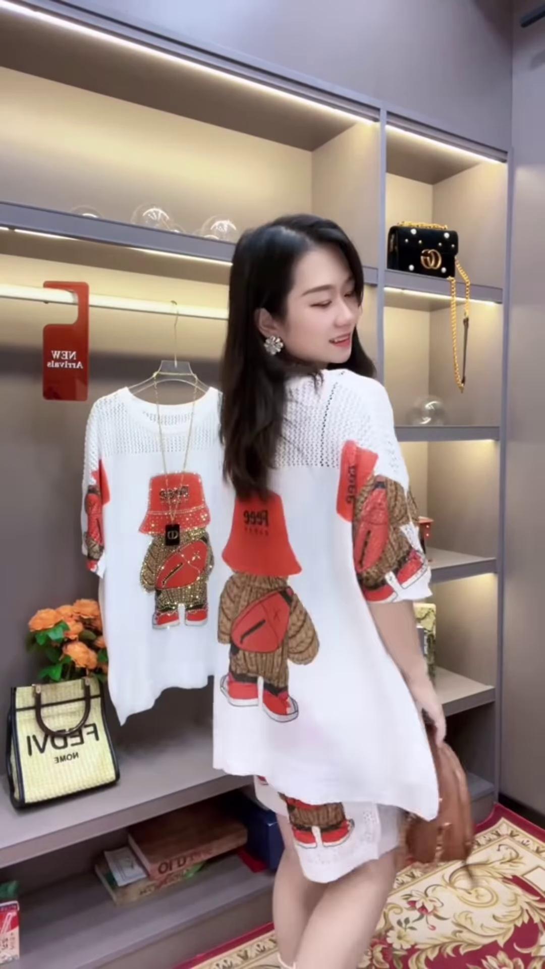 Chic and Playful Two-Piece Lounge Set - Image 5