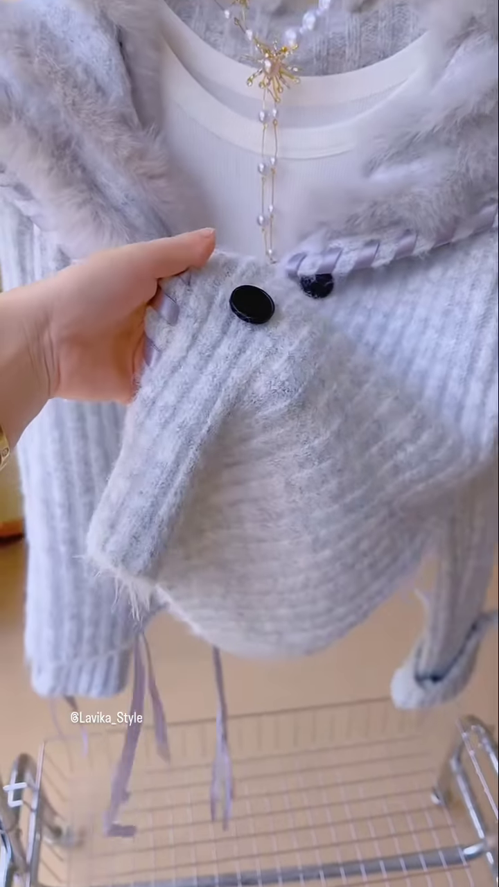 Cozy and Chic Hooded Knit Set - Image 2