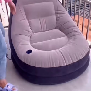 Easy Inflation of Portable Inflatable Furniture